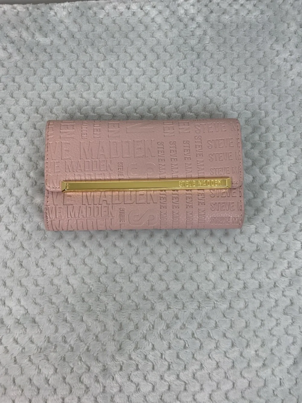 Steve Madden Blush Pink Logo Wallet